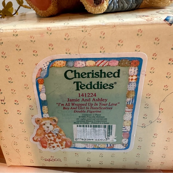 Cherished Teddies Jamie & Ashley 1996 “I’m All Wrapped Up in your Love” - Picture 6 of 7